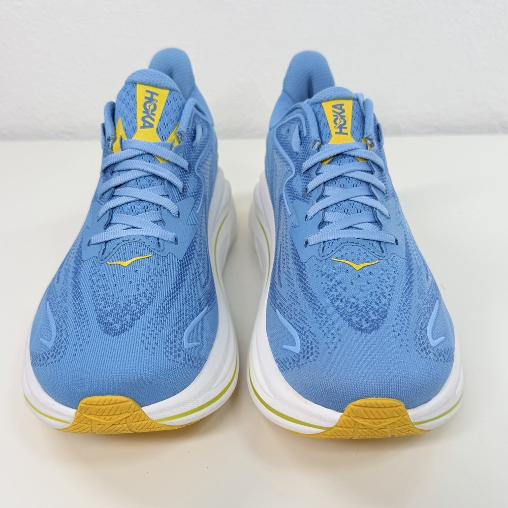 Hoka Clifton 10 Wide Running Shoes Mens Size 9.5EE Blue Gym Sneakers 1162032 ALF - Picture 2 of 9